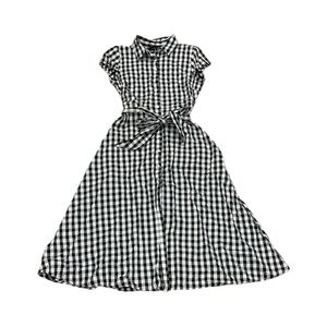 Dress forum gingham midi dress